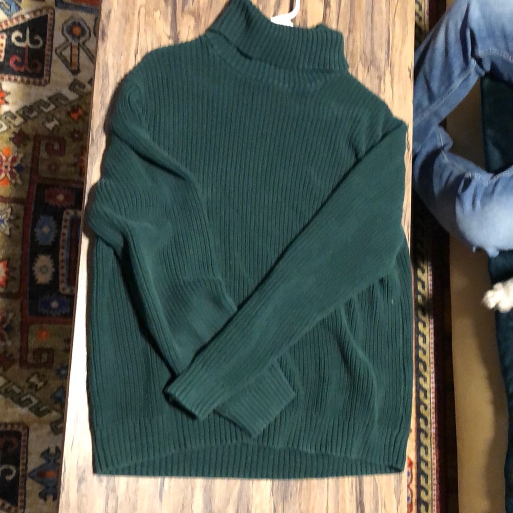 💕3/$40💕 Women’s Green Knit Turtleneck Sweater